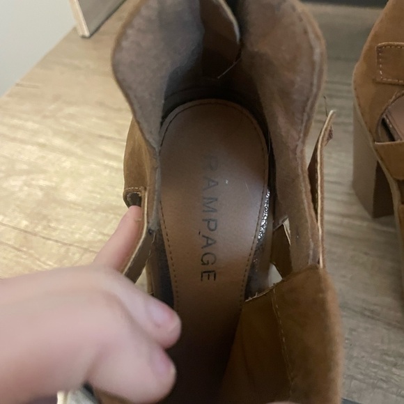 Rampage Brown Suede Ankle Boots - Picture 5 of 8